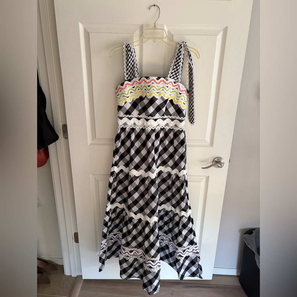 CeliaB black jade vichy dress